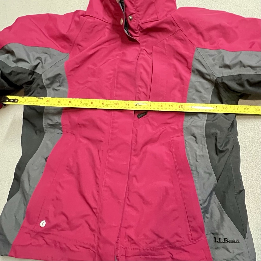 Vintage 90s Retro Colorful LL Bean 3 In 1 Ski Jacket EUC Women's M Ski Snow - Picture 9 of 9